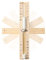 Sauna 15 Minute Hourglass Sand Timer,Wooden Sand Clock 15 Min,Rotating White Sand Watch,Reloj De Arena,Hear Resistant Wood Hour Glass Sandglass for Sauna &SPA Room
