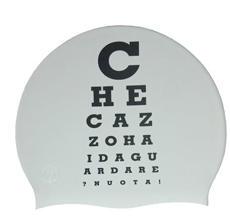 Cuffia in silicone OCULISTA | Cuffia da Nuoto | Cuffia da Piscina | Grande Comfort e Aderenza | Arte e Nuoto