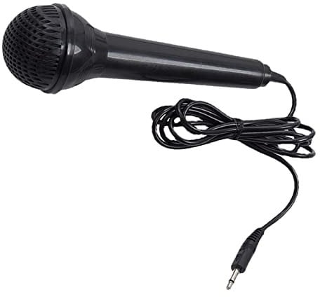 Luwecf Jack 3,5 Mm Noir Micro à Main pour Piano électronique Karaoké PC