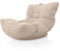 Aiire Relaxo Sitzsack XXL für Kuschelecke - Bean Bag Design mit Füllung - Riesen Sitzsäcke Erwachsene, Sitz Sack Flauschig - Bodenkissen Grob, Bodenstuhl, Bodensessel Beige