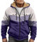 CUTeFiorino Felpa invernale con cappuccio da uomo con cappuccio e tasche doppie con imbottitura in pile, da uomo, Lilla, M