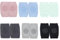 PandaEar Paquete de 6 rodilleras para bebé para gatear, protectores de rodilla antideslizantes para bebés, rodilleras para niños pequeños, Multi, talla única