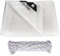 Heavy-Duty Waterproof Mesh Clear Tarpaulin 2m x 3m Transparent Tarp Sheet, Reinforced Transparent Tarp Cover with Eyelets and Rope, Waterproof Tarpaulin for Home Garden Outdoor Camping Caravan
