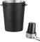 58mm Dosing Cup, Coffee Accessories Barista Espresso Dosing Cup, Fits 58mm Barista Portafilter, Stainless Steel Coffee Dosing Cup, 58mm Dosing Funnel Espresso Coffee Machine Accessories, Black