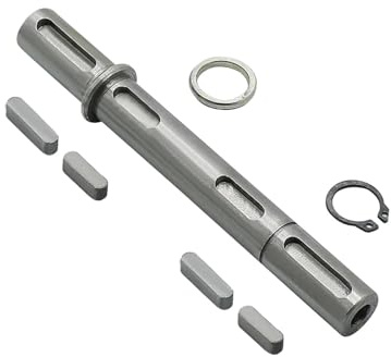 25mm Einzel Doppel Dual Ausgang Welle Fit NMRV RV 050 Schneckengetriebe Minderer Getriebe for CNC Graveur Router Drehmaschine(Dual Shaft)