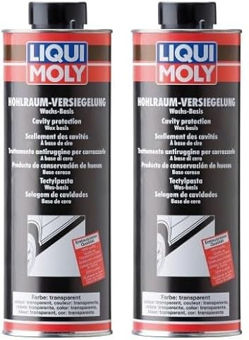 Liqui Moly Hohlraumversiegelung transparent | 1 L | Karosserieschutz | Unterbodenschutz | Hohlraumversiegelung | Art.-Nr.: 6116 (Packung mit 2)