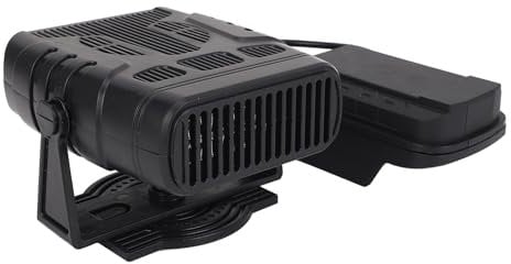 Yanmis Space Heater, Double USB 2 Temp Settings Battery Powered Space Heater with 360 Degree Rotating Head and 160 Degree Tilt Adjustment Cordless Heating
