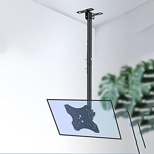 Soporte de TV para Pared, Soporte para TV de Techo, Soporte de TV Colgante con Ajuste de Altura, para televisores Planos y curvos de 14 a 32 Pulgadas, hasta 40 kg, 3,54 m