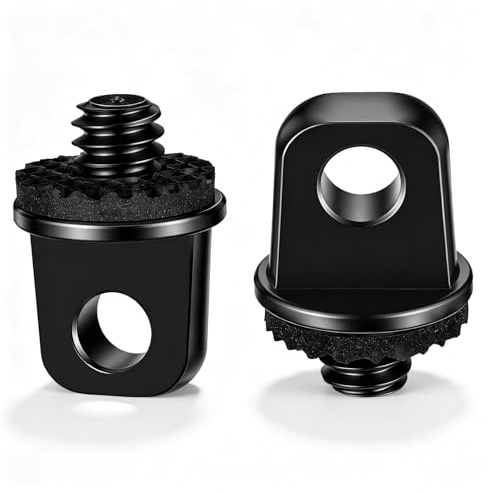2 Stück 1/4 Zoll Kamera Befestigungsschraube D-Ring-Kameragurte Schrauben Adapter-Schrauben Set Schrauben Kamera Schnellverschluss Gewindeschraube Schraube für Tragegurt Tripod und mehr