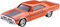 Mattel Fast & Furious Sammelauto - Plymouth Roadrunner 1970 - Diecast Car Modellauto