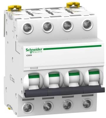 Schneider elec pbt - dit 21 17 - Interruptor automático magnetotérmico ic60n 4 polos 25a curva-b