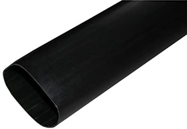 Lumonic tubo termoretráctil 6:1 con adhesivo negro - Aquí de: 88,9mm a 17,1mm - Tubo termoretráctil de pared gruesa en diferentes tamaños