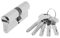 Yale 1 Cilindro YL6, nichelato, 30 x 30 mm