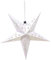 YFZYT 3D Papierstern Laterne Lampenschirm, Laser-Stern Pentagram Lampenschirm für Weihnachten Weihnachten Hochzeit Home Hotel Hängende Dekorationen - 60 cm, 5 Stücke, Silber