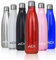 AEX Insulated Water Bottle | Double Wall Vacuum Stainless Steel Flask | Leak Proof Hot Cold Sports Bottle | Reusable | 500ml Glossy Red