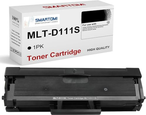 SMARTOMI MLT-D111S Toner Kompatibel für Samsung D111S MLT-D111L Schwarz Druckerpatrone für Samsung Xpress M2070w Toner M2070 M2026W M2026 M2070FW M2020 M2022W M2022 M2070F (Schwarz, 1er-Pack)