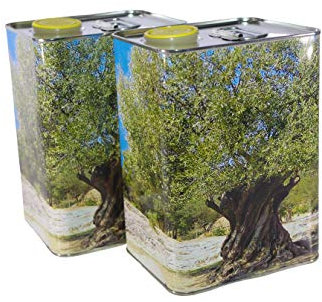 Zambonin agricoltura Contenitori per la conservazione dell'olio in Metallo Completi di Tappo (2, 3 Litri)