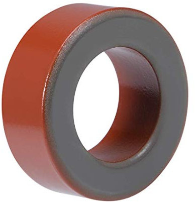 26,8 x 45,2 x 17 mm Ferritkern-Ring Eisenpulver Rotgrau