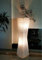 Trango 1209 Modern Design Stehlampe *HANDMADE* Reispapier Lampe in Weiß Eckig mit kurvigen Form *LADY* Stehleuchte 125cm Hoch, Wohnzimmer Deko Lampe, Stehlampe mit Lampenschirm ohne Leuchtmittel