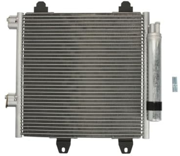 THERMOTEC KTT110397 Condensatore climatizzatore con essiccatore Compatibilità con CITROËN C1 PM, PN, PEUGEOT 107 Hatchback PM, PN, TOYOTA AYGO WNB1, KGB1