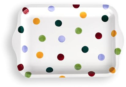 Elite Gift Boxes Emma Bridgewater Polks Dot Small Tin Tray 240 x 158 x 11mm (PD3582)