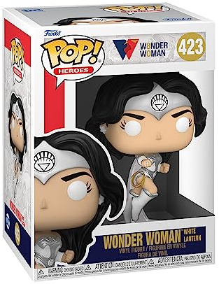 Funko POP! Heroes: WW 80th-Wonder Woman - (White Lantern) - DC Comics - Vinyl-Sammelfigur - Geschenkidee - Offizielle Handelswaren - Spielzeug Für Kinder und Erwachsene - Comic Books Fans