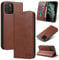 TOHULLE for iPhone 12 Case Premium PU Leather Wallet Case with Card Holder Kickstand Built-in Magnetic Closure Flip Folio Phone Cover for iPhone 12 - Coffee Brown