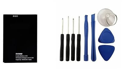 Audiosystem BATTERIA PER BLACKVIEW BV5000 5000MAH RICAMBIO PILA NUOVA, INCLUSO KIT MONTAGGIO BATTERIA