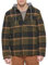 Levi's Herren Plaid Sherpa Lined Hooded Shirt Jacket (Regular & Big & Tall Sizes) Jacke, Mit Kapuze, Oliv/Schwarz, kariert, XL