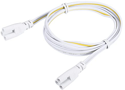 sourcing map T5 T8 LED Tube Connecteur Câble 100CM Femelle à Femelle Double Extrémité Rallonge Cordon pour LED Intégré Lumière Tube, Paquet de 6