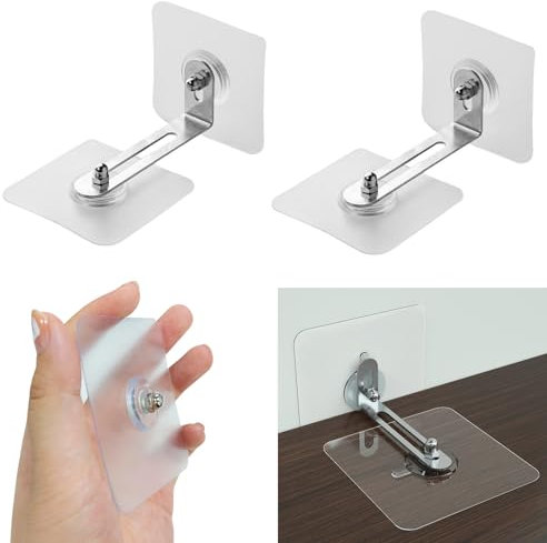 Anti-Kipp-Haken Furniture Tilt Protection Set, Furniture anchor, Tilt Protection Furniture Wall Anchor, Kippschutz fenster,Schränke, Regale, um Kindersicherheitsschutz zu bieten.