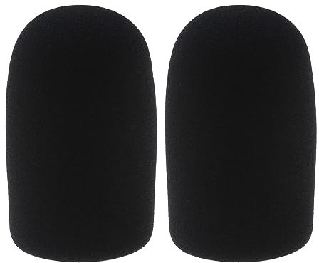 SING F LTD Pop-Filter, kompatibel mit HyperX QuadCast S Mikrofon, Schaumstoffabdeckung, Mikrofon, Windschutzscheibe, Pop-Shield, Anti-Pop-Lärmschutzfilter, 2 Stück