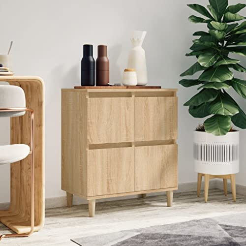 Sideboard Eingangsbereich-Schrank Küchenlagerschränke Dekorative Schränke Sonoma-Eiche 60x35x70 cm Holzwerkstoff Geeignet für Esszimmer, Korridor, Wohnzimmer, Schlafzimmer