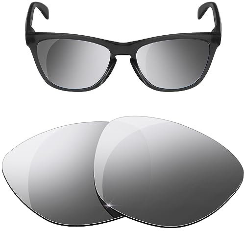 HiCycle2 Sunglasses Lenses Replacement for Oakley Frogskins OO9013 - Multiple Options(silver)