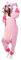 LBJR Pigiamone Animali Pigiama Intero Costume di Cosplay Party Halloween Carnevale Animali Pigiama