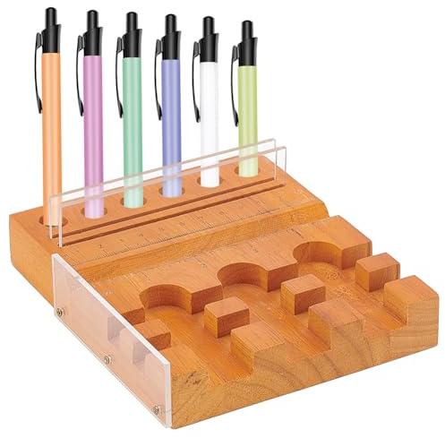 BENECREAT 15 x 12.9 cm Rechteckiger Sublimationsstiftzange Aus Holz, Pinch Perfect Sublimation Pen Pincher Pen Pinch Clamp Für Sublimationsstifte, Blanko Und Vinylaufkleber