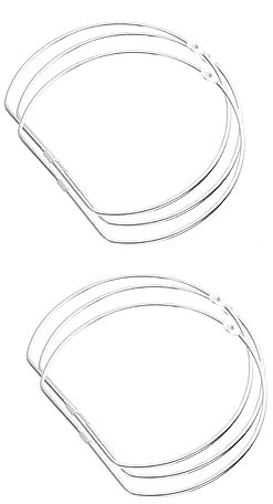 10 Stück 8 Rucksackzubehör Handtasche d ring DIY craft Hochzeits-Washi-Tape Zoll halbrunder d-Ring D-Ringschnalle d-Schnalle Klebeband Speicherring D-förmige Schnalle
