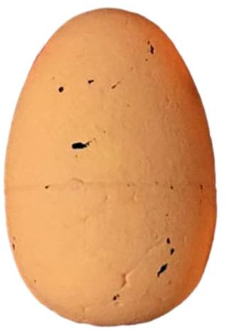 Luojuny Ostereier zum Basteln, Urlaub, Party-Dekoration, 50 Stück, bunter Schaumstoff, realistisch aussehend, lebendige Farbe, Ultraleicht, unzerbrechlich, künstlich Orange L