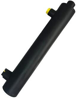 Flowfit Cilindro hidráulico de doble efecto (sin extremos) 40 orificios, 25 varillas, 300 tiempos, 430 cerrados