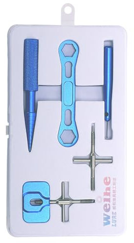 SELiLe Angelrollen-Reparatur-Werkzeug-Set, 5 Stück, Angelrolle, Lagerentferner, Spule, Lagerentferner, Baitcast-Rolle, Werkzeug, Entferner, Spule, Lagerentferner-Kits