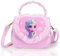 Eiskönigin Kinderhandtasche, Eiskönigin Schultertasche, Eiskönigin Kinder Umhängetasche, Elsa Tasche Kinder Mädchen, Süße Frozen Cartoon-Umhängetasche mit Verstellbarem Gurt Für Kinder (Rosa)