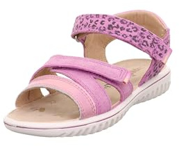 Superfit Mädchen Sparkle Sandale, Lila Rosa 8500, 28 EU