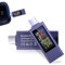 CJBIN USB Tester, 240W USB Strommessgerät, Typ-C Multimeter 4-30V 0-12A, Phone Charging Tester, USB Multimeter, Strom Tester PD QC USB Power Meter Kapazität Spannungsprüfer Strommesser