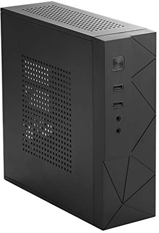 Lodoot ITX Ordinateur de bureau pour boîtier JX01 Contrôle industriel Home Cinéma PC Gaming pour boîtier avant USB Inte