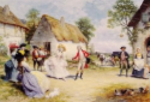 FIKAGXQGT Ölgemälde Wandbilder Wandkunst Bild Druck Leinwand Malerei Poster Das Menuett Von Lucius Rossi Modern Wandbilder für Wanddekoration 60x90cm