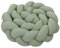 babybay Baby Kuschelschlange Waffelpiqué (Made in EU) - Kuschelschnecke in vielen Farben und Größen, Nackenrolle, Kopfschutz für Wickeltisch (jadegrün, 200cm)