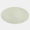 Dreamscene Round Floor Mat Geometric Print, Water Resistant Foldable Garden Mat Reversible Round Rug Decking Outdoor Carpet For Patio Balcony Poolside, Sage/White-170cm