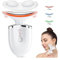 Gesichtsmassagegerät Face Gesicht Massagegerät Gerät: Elektrisch Gegen Falten Beauty Massage mit 3 LED Light Modi - 45°C EMS Facial Geräte Anti Aging Skin Lifting Massager für Damen Herren