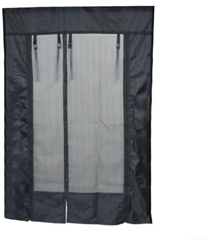 Tenda a rete per la privacy dell'auto, traspirante, con cerniera, tenda magnetica per porta camper, per campeggio, aperture magnetiche multiple