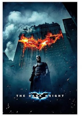 hgacobw The Dark Knight Poster auf Leinwand, Schlafzimmer, Dekoration, Landschaft, Büro, Raumdekoration, Geschenk, 30 x 45 cm